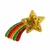 APLIQUE ACRILICO ESTRELA CADENTE NATAL - UNIDADE