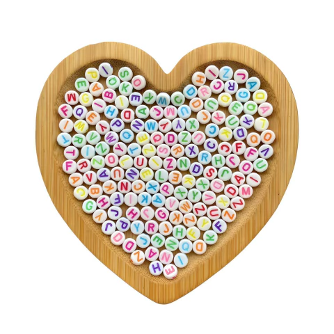 MIÇANGA LETRAS ALFABETO BRANCA - 200 PEÇAS