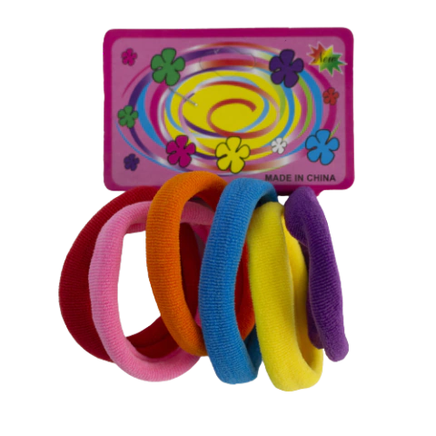 XUXINHA DE CABELO COLORIDA - 6 UNIDADES