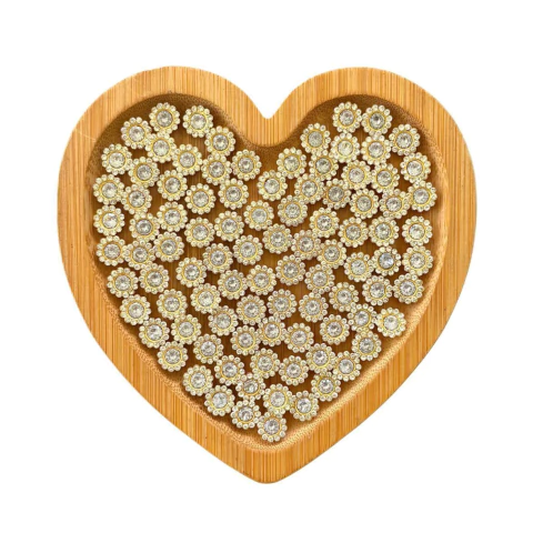 MINI CHATON DOURADO COM STRASS - 10 UNIDADES