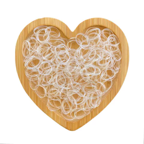 ELÁSTICO GOMINHA TRANSPARENTE 3CM - 500 UNIDADES