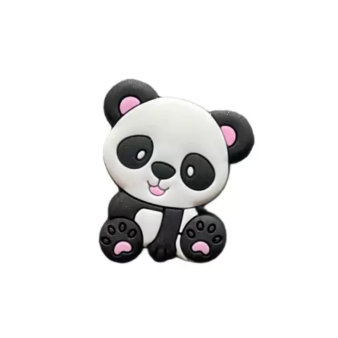 ENTREMEIO EMBORRACHADO PARA PRENDEDOR DE CHUPETA PANDA - 2 UNIDADES