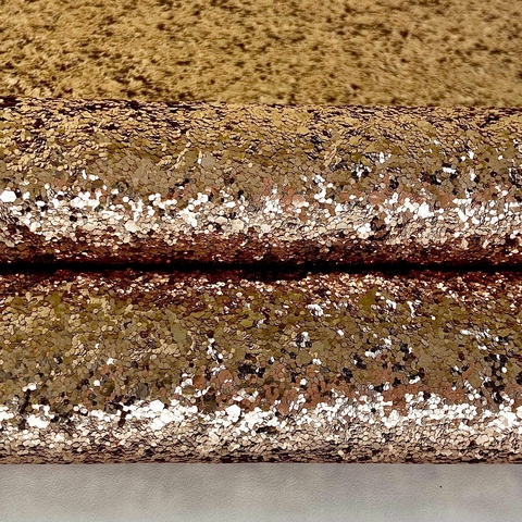 LONITA GLITTER FLOCADO DOURADA (24X40CM) - UNIDADE