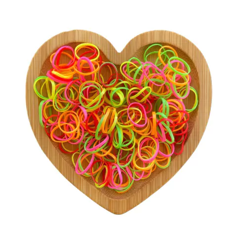 ELÁSTICO GOMINHA CORES NEON 3CM - 500 UNIDADES