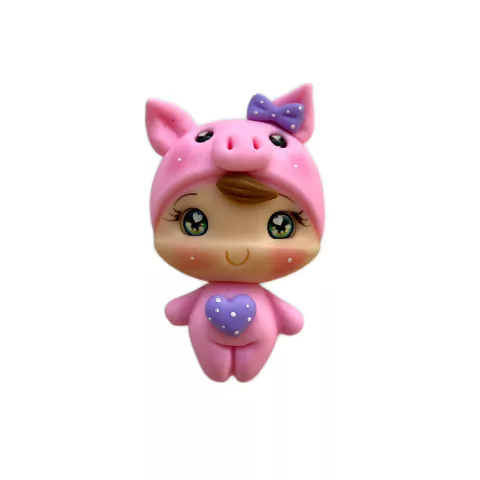 APLIQUE BISCUIT FAZENDINHA BABY PORQUINHA - UNIDADE