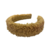 TIARA TEDDY (30MM) - CARAMELO- UNIDADE