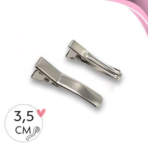 BICO DE PATO GARRA DUPLA (3.5CM) - 50 UNIDADES