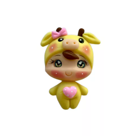 APLIQUE BISCUIT FAZENDINHA BABY GIRAFINHA - UNIDADE