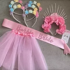 Combo Despedida de Soltera Vincha Barbie+Vincha Eva para 10 amigas