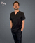 Scrub Masculino modelo Slim confeccionado com malha tecnológica - comprar online