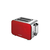 Tostadora Peabody Pe-T8127R - Roja, 7 Niveles, 800W