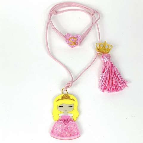 Colar Princesa Aurora (Bela Adormecida)