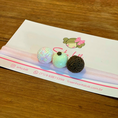 Faixa Trio Docinhos Brigadeiro E Beijinho