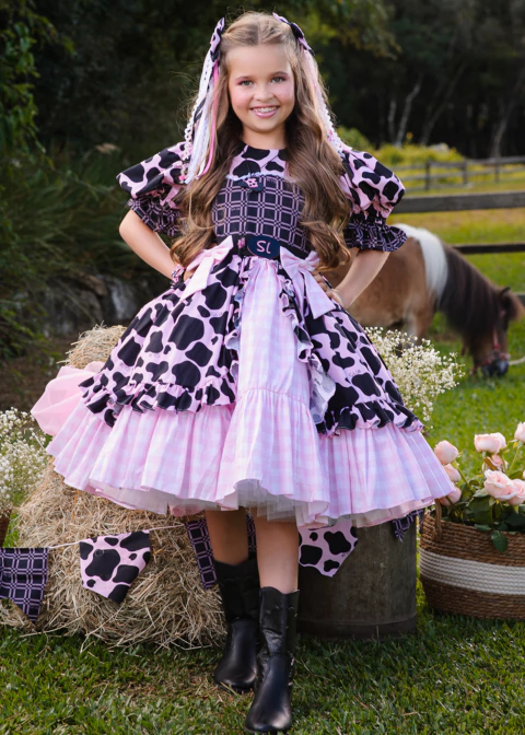 Vestido Junino Barbie Boiadeira Cowgirl - comprar online