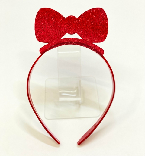 Tiara Laço Branca De Neve (Acrílico)