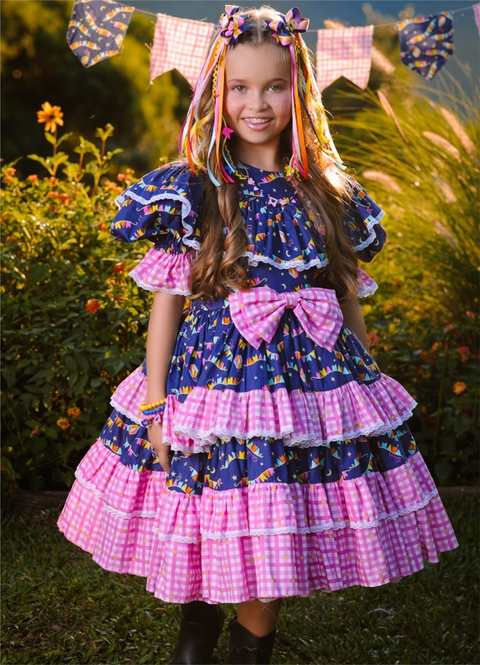 Vestido Junino Noite do Arraiá - comprar online