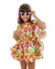 Saída Vestido Flores Neons 100% Algodão