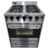 Cocina Kokken 4 hornallas con parrilla 60cm - Puerta Visor