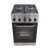 Cocina industrial Morelli Saho Kuma 51cm multigas 4 hornallas - Puerta Visor