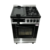 Cocina Depaolo Rosario 2 hornallas con plancha y tostadora 57cm - Puerta Visor