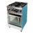 Cocina Morelli Zafira 4 Hornallas 55cm - Puerta Visor Espejada con Encendido Eléctrico y Luz - comprar online