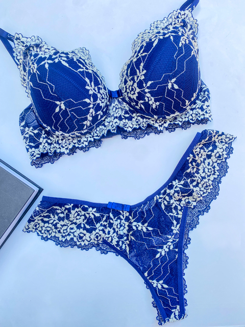 Conjunto Bicolor - Azul marinho