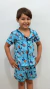 Pijama Infantil Unissex Menino e Meninas - Pateta - Thâmara Amaral Sleepwear