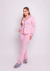 Pijama Americano Inverno - Liso Rosa Claro