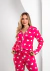 Pijama Americano Inverno - Coração Pink na internet