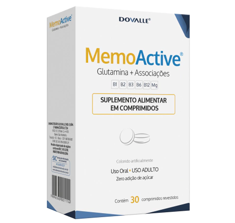 MemoActive c/ 30 Comprimidos – Complexo Vitamínico e Mineral - comprar online
