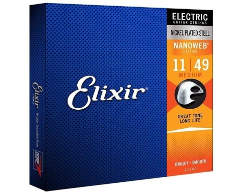 Encordoamento Elixir 011 Guitarra Medium 12102 Original (4817)