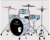 Bateria Michael Legacy Slim Dml 410 Vbl Vintage Blue Bumbo 20" Shell Pack (9673) - loja online