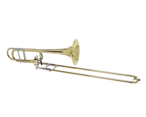 Trombone de Vara Shelter Tjs6423l Laqueado Tenor Rotor Sib/fa (10762) - comprar online