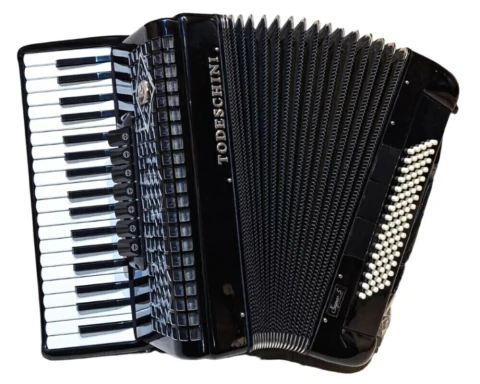Acordeon Todeschini 80 Baixos Super 5 Preta Bag Yw870 (7035) - comprar online