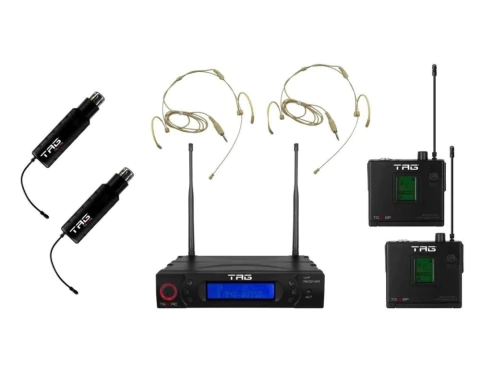 Kit Microfone Tagsound Tm Plus Hs 1 Tg-88rc 2 Tg-88 Tr 2 Tg-88 Bp 2 Tg-88 Hs (7122) - comprar online