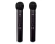 Microfone Sem Fio Dylan Digital Duplo de Mão Black Udx02 Multi 30 Canais (7319) na internet
