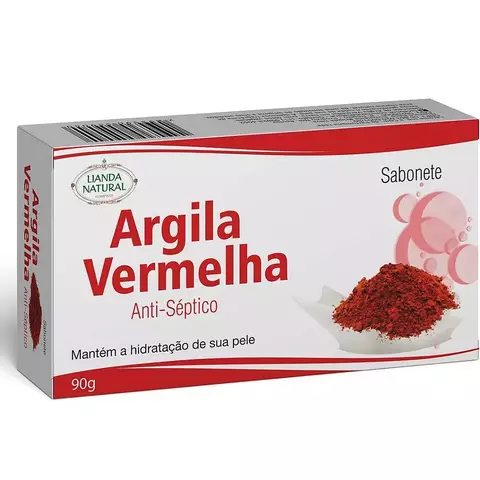 SABONETE DE ARGILA VERMELHA 90G
