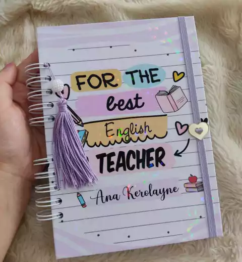Agenda Professor Personalizada - Professor de Inglês