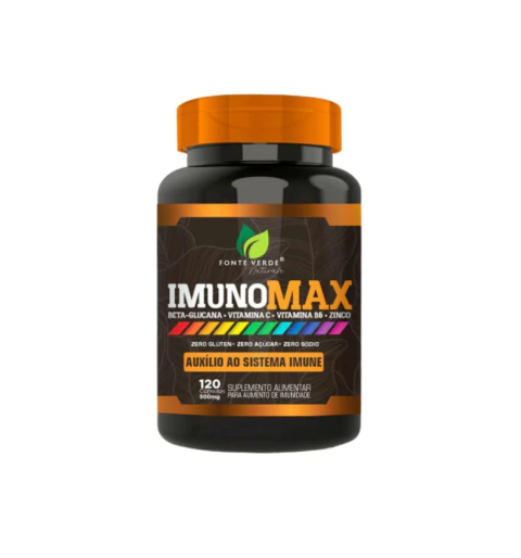 ImunoMax encapsulado em pó 500MG 120 Capsulas Fonte Verde