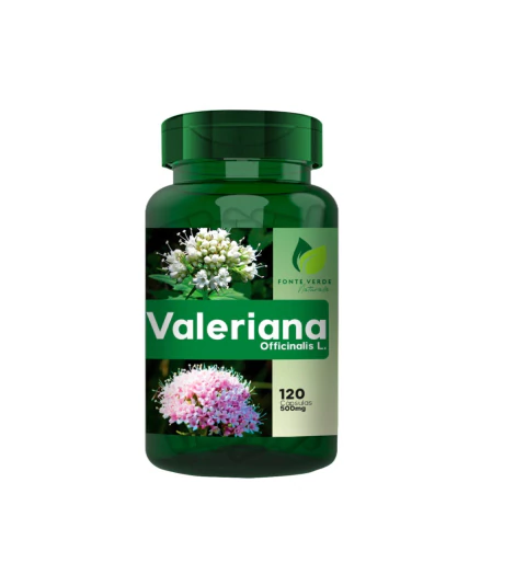 Valeriana 500mg 120 capsulas Fonte Verde - comprar online
