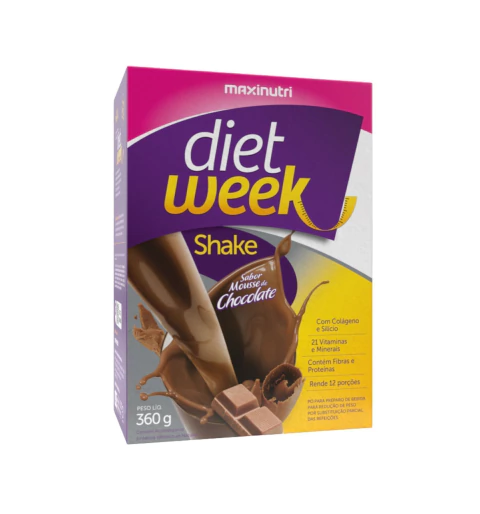 Diet Week Shake 360g original Maxinutri - Sabor Mousse de Chocolate - comprar online