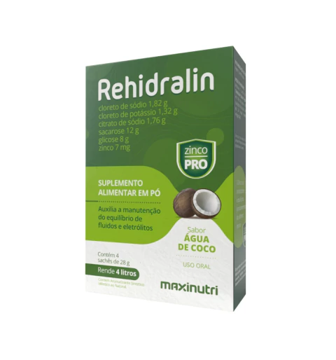 Rehidralin em pó c/4 sachês de 28g