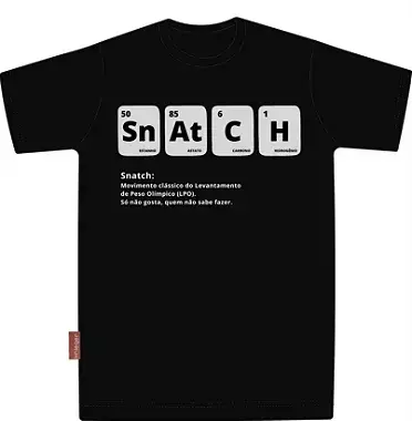 T-Shirt masculina Snatch Química - comprar online