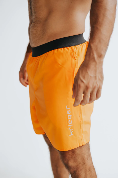 Short masc. Krieger - laranja neon - comprar online