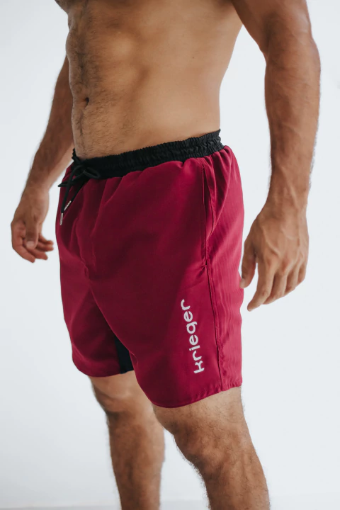 Short masc. Krieger - vinho - comprar online