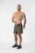 Short masc. Krieger - verde militar - loja online