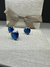 KIT ELEGANCE AZUL | PRATA 925 - Casa Das Pratas