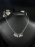 COLAR PERSONALIZADO COM NOME CRAVEJADO | PRATA 925