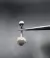 PIERCING PARA UMBIGO CORAÇÃO | PRATA 925