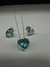 KIT ELEGANCE AZUL CLARO PRATA 925